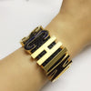 12 colors Cospl Handmade named Transparent innitial letter bangle ,luxury brand jewelry alphabet bracelets with PU leather