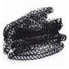 12 pcs/Set Fishline Tattoo Black Chokers Necklace Vintage Stretch Henna Gothic Punk Elastic Hollow Chocker Women Jewelry Gift