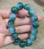 12mm NATURE Yellow green JADE BRACELET GREEN HAND CATENARY
