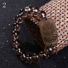12mm beads 23cm Citrine Bracelets Buddha Brand Patron Natural Stone Yellow Crystal Women Jewelry Men Carved Lucky Healing Reiki