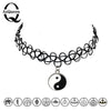 12styles tattoo chokers necklace yin yang cross tree of life necklace women jewelry  christmas gift