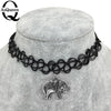 12styles tattoo chokers necklace yin yang cross tree of life necklace women jewelry  christmas gift