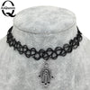 12styles tattoo chokers necklace yin yang cross tree of life necklace women jewelry  christmas gift