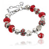 13 Patterns Crystal Charm Bracelets&Bangles for Women With Murano Glass Beads Bracelet Femme Love DIY Beads Bracelet Jewelry