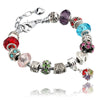 13 Patterns Crystal Charm Bracelets&Bangles for Women With Murano Glass Beads Bracelet Femme Love DIY Beads Bracelet Jewelry