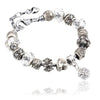 13 Patterns Crystal Charm Bracelets&Bangles for Women With Murano Glass Beads Bracelet Femme Love DIY Beads Bracelet Jewelry