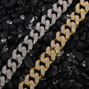 13mm Iced Out Cuban Necklace Chain Hip Hop Jewelry Choker Gold Silver Color Rhinestone CZ Clasp For Mens Rapper Necklaces Link