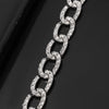 13mm Iced Out Cuban Necklace Chain Hip hop Jewelry Choker Gold Silver Color Rhinestone CZ Clasp for Mens Rapper Necklaces Link