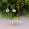 14 Colors Promotional Ladies Pearl Earrings New Styles Double Sided Earrings Stud Earrings For Women Christmas Gift Jewelry