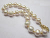 14K/20 Gold Clasp Huge AAA 8-9mm Savageness White South Sea Pearl Bracelet 8Inch
