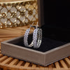 14K Gold plating Korea Jewelry Exquisite  AAA Zircon Wheat Ear Leaves Earrings Elegant Women's Party Earrings