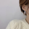 14K Gold plating Korea Jewelry Exquisite  AAA Zircon Wheat Ear Leaves Earrings Elegant Women's Party Earrings