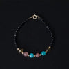 14K gold natural stone bracelets 6mm 8mm spinel crystal amazonite strawberry crystal 14k gold bracelets for women 14K jewelry