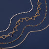 15 Style Simple Pearl Bead Chain Choker Necklace Crystal Leaf Tassel Necklace For Women  Sex Jewelry Prom Accessories