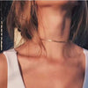 15 Style Simple Pearl Bead Chain Choker Necklace Crystal Leaf Tassel Necklace For Women  Sex Jewelry Prom Accessories