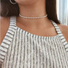 15 Style Simple Pearl Bead Chain Choker Necklace Crystal Leaf Tassel Necklace For Women  Sex Jewelry Prom Accessories