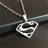 15 Styles Men's Stainless Steel Necklace Supermen Flash Hero Logo Pendant Necklace Of  Choker Jewelry