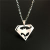 15 Styles Men's Stainless Steel Necklace Supermen Flash Hero Logo Pendant Necklace Of  Choker Jewelry