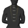 16 inch women chokers necklace with cross charm religion jewelry men's hip hop 1 row tennis chain iced out rapper rock singer