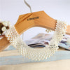 16 styles Fashion Imitation Pearl Brand Designer Bib Collar Choker Necklace Jewelry For Women Wedding Party