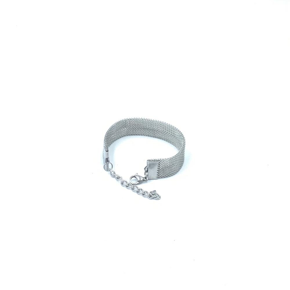 16MM 20MM 25MM Stainless Steel Milanese Mesh Chain Necklace For Women Charm Choker Bracelet Silver Color Jewelry Gifts