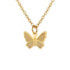 butterfly pendant necklace hip hop wild retro simple alloy clavicle chain sale