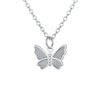 butterfly pendant necklace hip hop wild retro simple alloy clavicle chain sale