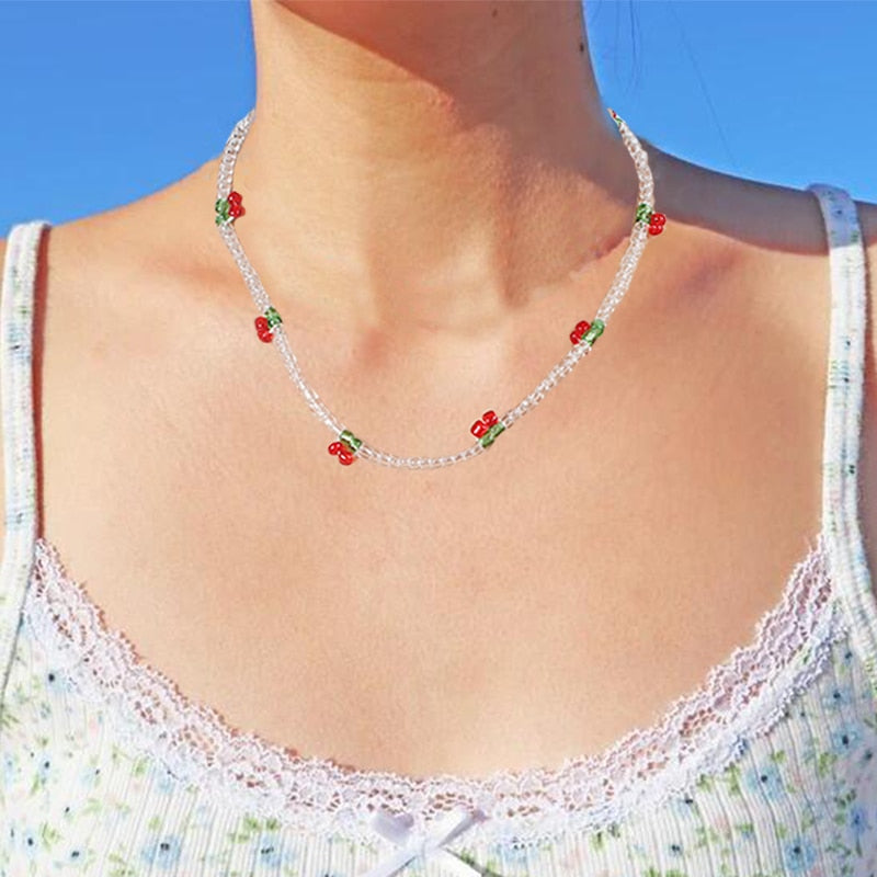 17KM Bohemian Natural Shell Choker Necklace for Women Girls  Summer Beach Charm Seashell Beads Choker Necklaces Jewelry