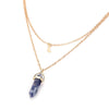 Bohemian Opal Stone Moon Choker Necklaces New Fashion Charm Pendant Necklace for Women Vintage Geometric Boho Jewelry
