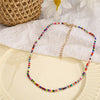 17KM Cute Red Cherry Choker Necklace For Women Girls  Korean Fruit Transparent Beads Necklaces 2021 Trend Jewelry Gift