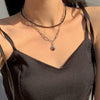 17KM  Bead Pearl Choker Necklace For Women Elegant Simple Pearl Pendant Necklace Wedding Jewelry 2021