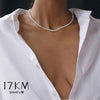 17KM  Bead Pearl Choker Necklace For Women Elegant Simple Pearl Pendant Necklace Wedding Jewelry 2021