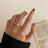 17KM Hiphop Gold Chain Rings Set For Women Girls Punk Geometric Simple Finger Rings 2021 Trend Jewelry Party