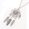 Vintage Dream Catcher Leaves collier Pendant Necklace kettingen Silver Color Girl Bib Chokers Pendants & Necklaces collares