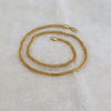 18 K Yellow Solid Gold G/F  6MM Double Cuban Curb Italian Link Chain Necklace 24 Inches