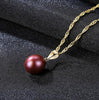 18K Gold Pendant Natural Pearl Jewelry Necklaces & Pendant For Lovers Brand Party Pearl Pendants Send 18K Necklaces