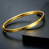 18K Pure Gold Bracelet Real AU 750 Solid Gold Bangle Good Beautiful Upscale Trendy Classic Party Fine Jewelry Hot Sell New 2020