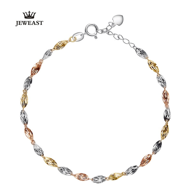 18K Pure Gold Bracelet Real AU 750 Solid Gold Bangle Good Beautiful Upscale Trendy Classic Party Fine Jewelry Hot Sell New 2020