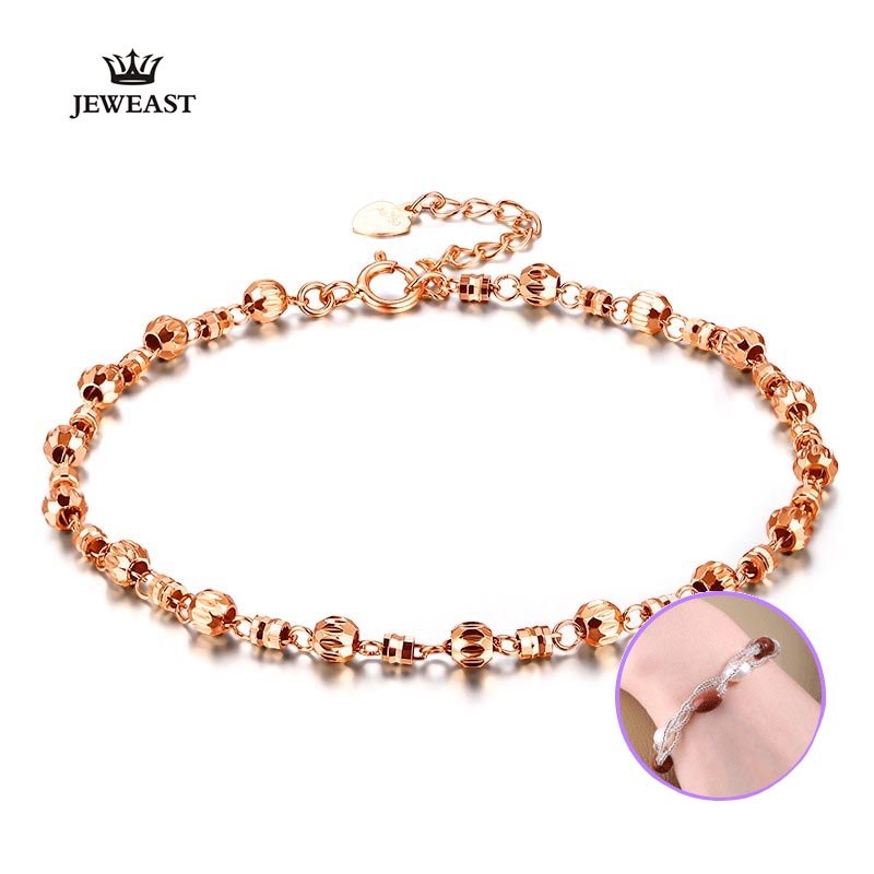 18K Pure Gold Bracelet Real AU 750 Solid Gold Bangle Good Beautiful Upscale Trendy Classic Party Fine Jewelry Hot Sell New 2020