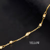 18k Gold Bracelet Luck Beads Women Girl Party Gift Lover 2020 New Genuine 750 Bangle Classic Discount Hot Sale Good Nice Fine