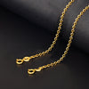 18k Gold Bracelet Women Girls White Yellow Rose Anklet Simple Gift Genuine Real Solid Pure Fine Bagles Party Classic 2020 Hot