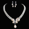 19 Styles Prom Wedding Bridal Crystal Rhinestone Necklace Earring Jewelry Set T52