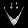 19 Styles Prom Wedding Bridal Crystal Rhinestone Necklace Earring Jewelry Set T52