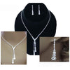 19 Styles Prom Wedding Bridal Crystal Rhinestone Necklace Earring Jewelry Set T52