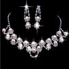 19 Styles Prom Wedding Bridal Crystal Rhinestone Necklace Earring Jewelry Set T52