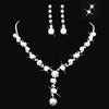 19 Styles Prom Wedding Bridal Crystal Rhinestone Necklace Earring Jewelry Set T52