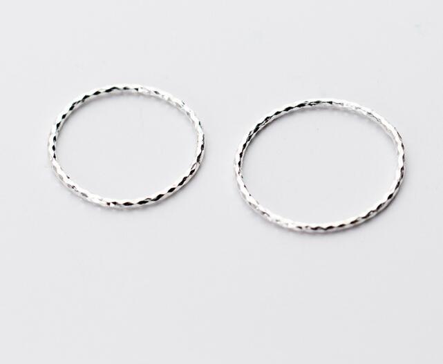 )1MM VERY THIN RING) 100% REAL.925 Sterling Silver fINE jEWELRY Carved Engraved Design Ring Openable GTLJ1335