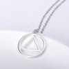 1PC Akatsuki Hidan Necklace Ninja Jashin Symbol Trinity Christianity Catholicism Pendant Religion Amulet Anime Jewelry