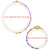 1PC Bohemia Imitation Pearls Simple Seed Beads Strand Necklace Bracelet Short Choker Necklace Jewelry Chokers Necklace Gift