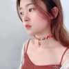 1PC Classic Japanese Style Ribbon Rope Doll Choker Cute Romantic Women Girls Bird Cat Carp Pendant Short Necklace Jewelry
